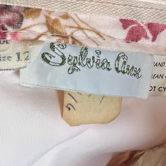 Vintage Prairie Dress, Sylvia Ann, Floral Print, Bohemian Style, 1970s, Small - Picture 5 of 12